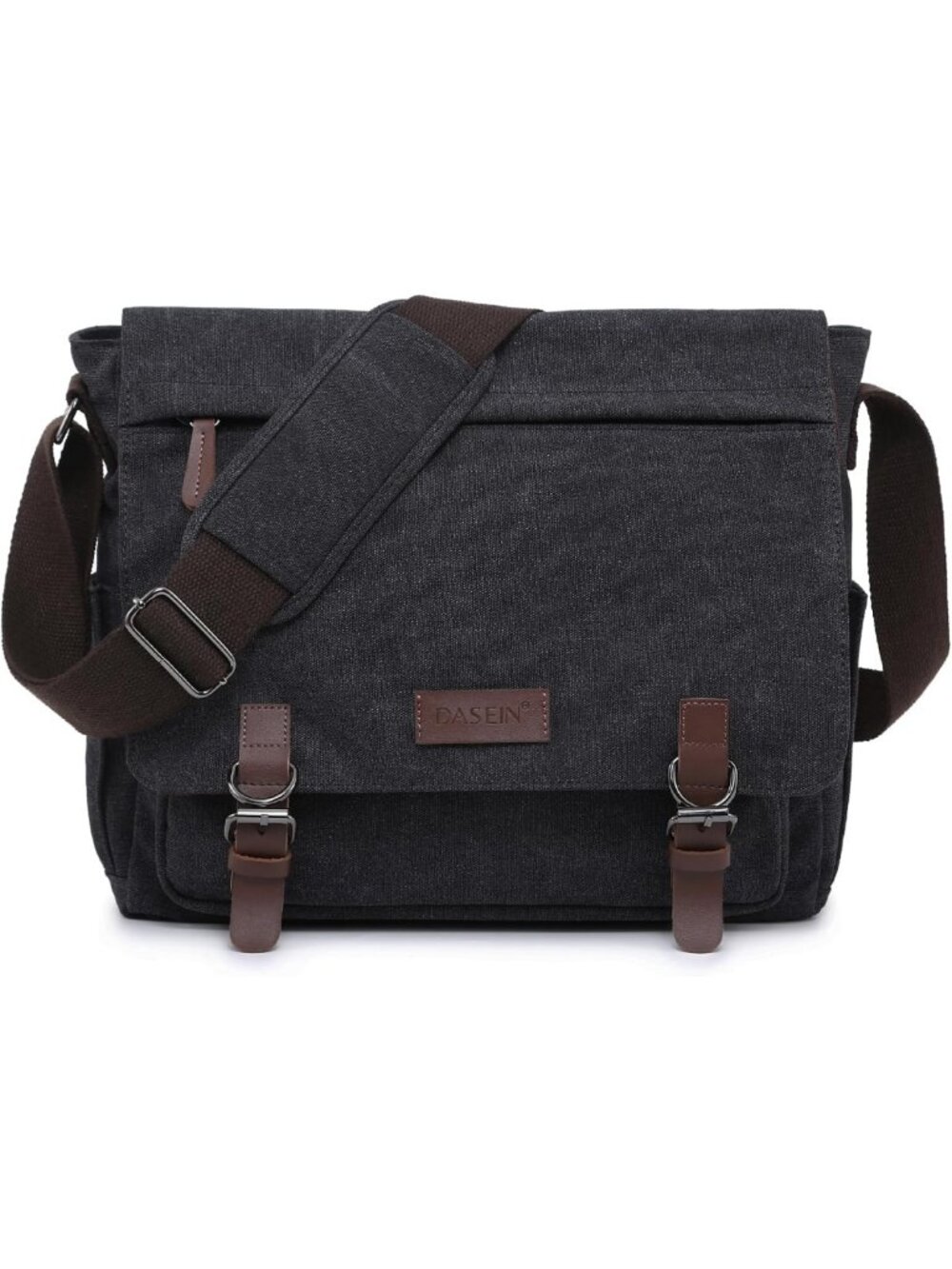 Large Vintage Canvas Messenger Shoulder Bag Travel Crossbody Purse Briefcase